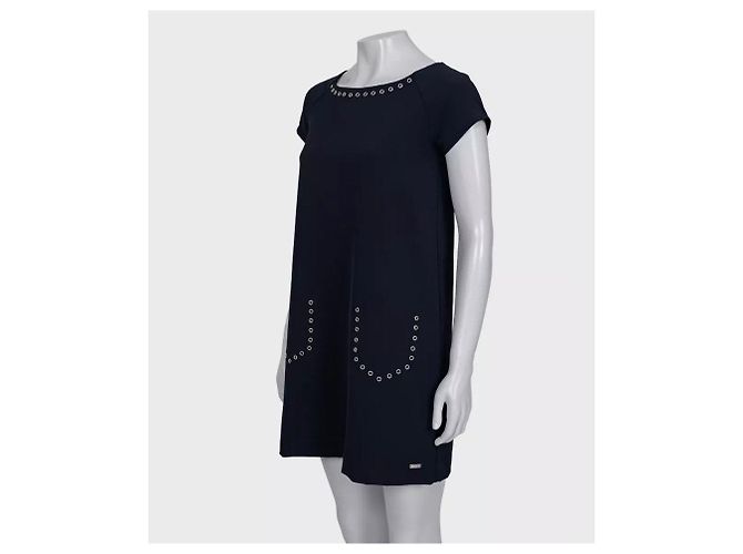 Jean Paul Gaultier Blau Gerade Kleid Größe XS/S gebraucht - Ansicht 2