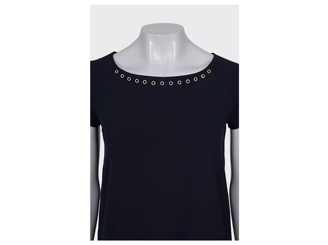 Jean Paul Gaultier Blau Gerade Kleid Größe XS/S gebraucht - Ansicht 4