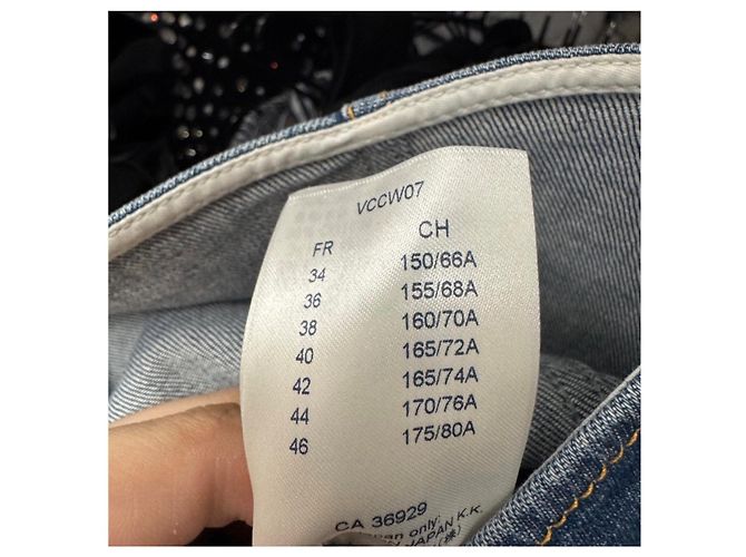 Louis Vuitton blaue Jeansrock - Größe XL (FR42) gebraucht - Ansicht 5