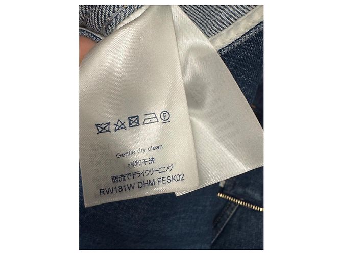Louis Vuitton blaue Jeansrock - Größe XL (FR42) gebraucht - Ansicht 6