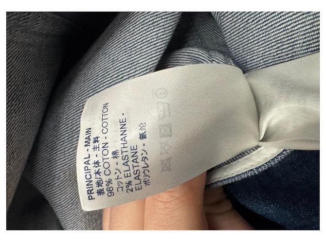 Louis Vuitton blaue Jeansrock - Größe XL (FR42) gebraucht - Ansicht 7