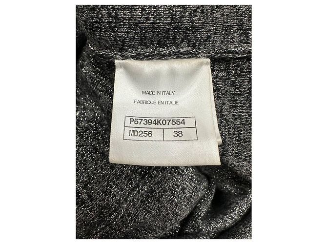 Grau Wolle Cashmere Shift Kleid Chanel Pre-Fall 2017 Größe 38 gebraucht - Ansicht 6