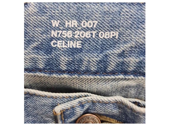 Céline Jeans anchos azules Celine Talla 26 de segunda mano - vista 3