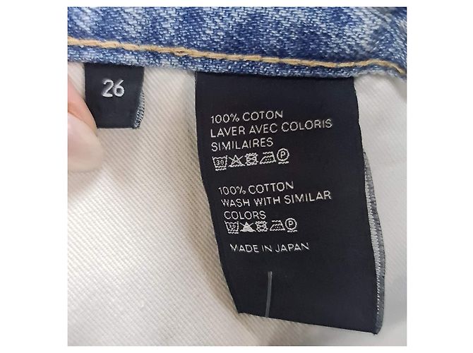 Céline Jeans anchos azules Celine Talla 26 de segunda mano - vista 5