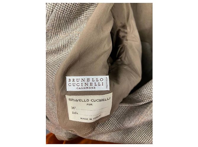 Braune Cashmere-Jacke von Brunello Cucinelli - Größe 42 M Gebraucht - Ansicht 5