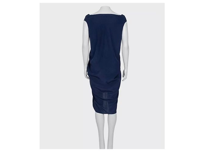 Saint Laurent Blaues Gerade Lockeres Kleid - XL Gebraucht - Ansicht 3
