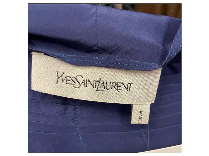 Saint Laurent Blaues Gerade Lockeres Kleid - XL Gebraucht - Ansicht 5