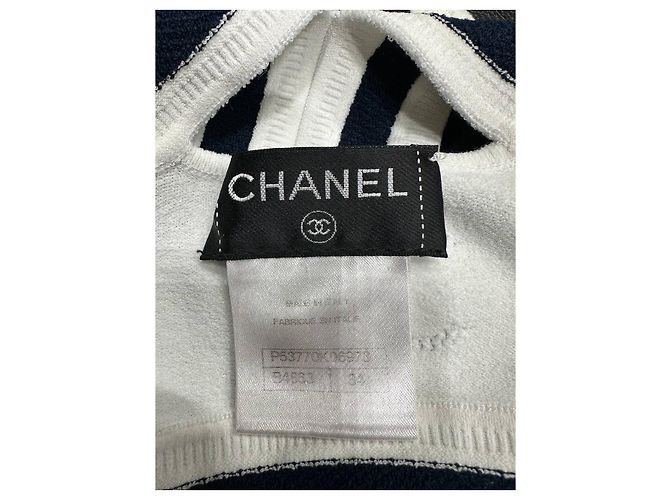 Chanel Woll-Bra-Top-Cardigan-Set Größe 34/36 gebraucht - Ansicht 4