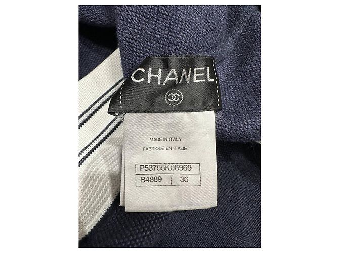 Chanel Woll-Bra-Top-Cardigan-Set Größe 34/36 gebraucht - Ansicht 6