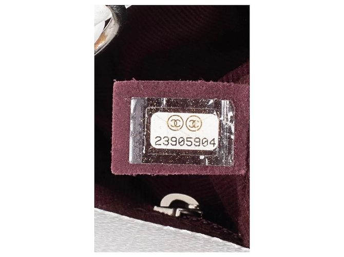 Borsa tote in pelle bianca Chanel Neo Executive usata - vista 7
