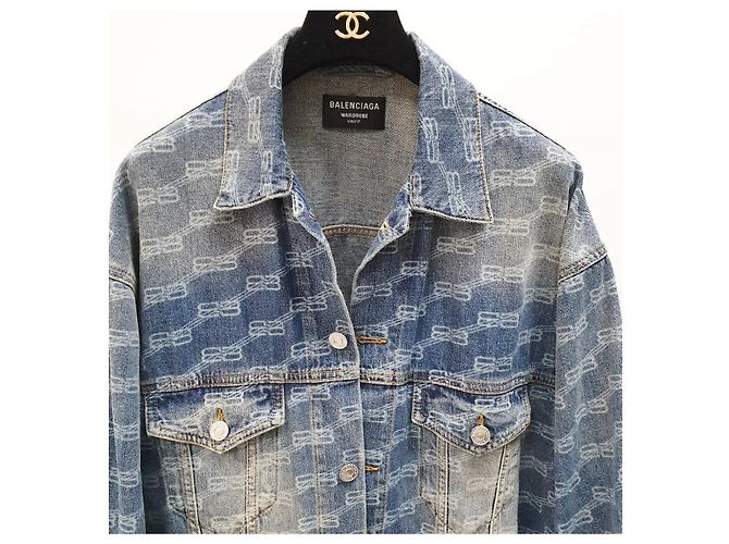 Everyday Oversized Denim-Jacke mit Balenciaga-Logo - XS Gebraucht - Ansicht 2