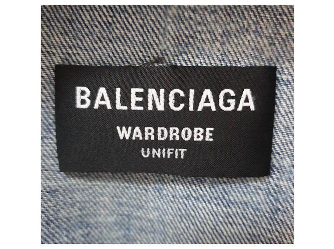 Everyday Oversized Denim-Jacke mit Balenciaga-Logo - XS Gebraucht - Ansicht 3