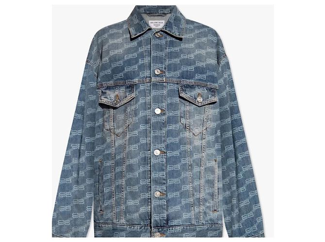 Everyday Oversized Denim-Jacke mit Balenciaga-Logo - XS Gebraucht - Ansicht 7