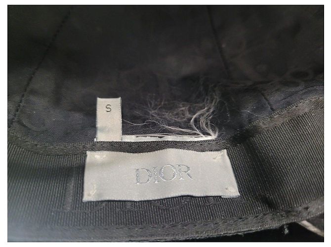 Schwarze Baumwoll-Baseballmütze mit Dior-Logo-Print - Größe S - Gebraucht - Ansicht 5
