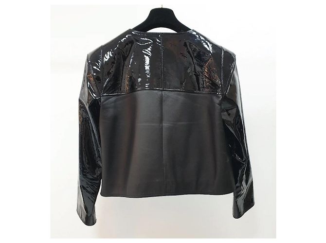 Timeless Chanel 2018 Bikerjacke aus Lammleder Größe 40 Gebraucht - Ansicht 3