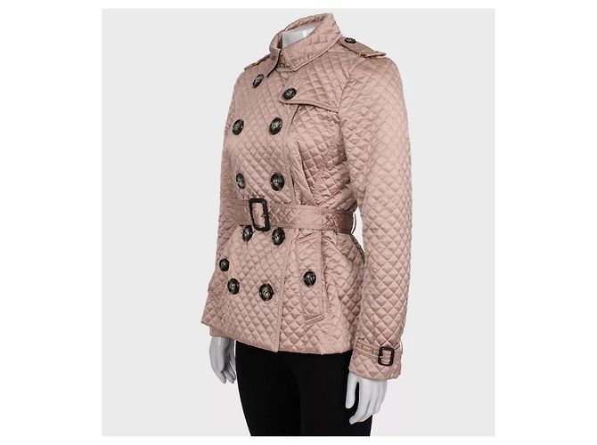 Elegante gesteppte Burberry Jacke mit Gürtel Größe M Gebraucht - Ansicht 2