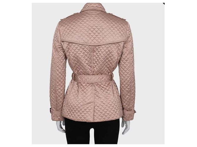Elegante gesteppte Burberry Jacke mit Gürtel Größe M Gebraucht - Ansicht 3