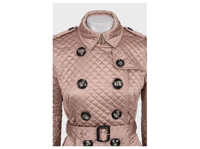 Elegante gesteppte Burberry Jacke mit Gürtel Größe M Gebraucht - Ansicht 4