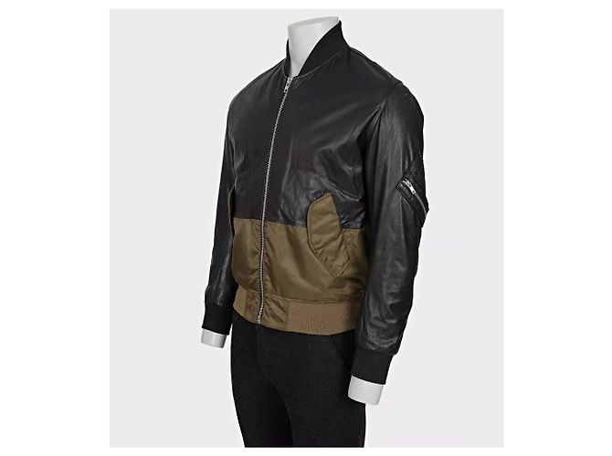 McQ Alexander McQueen Jacke aus Kunstleder und Textil Größe 44/XS Gebraucht - Ansicht 2