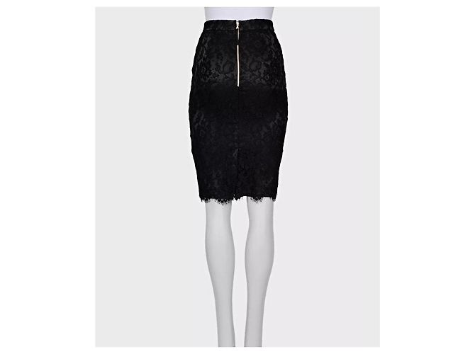Schwarze Spitzenrock Dolce & Gabbana Größe XXS Gebraucht - Ansicht 3