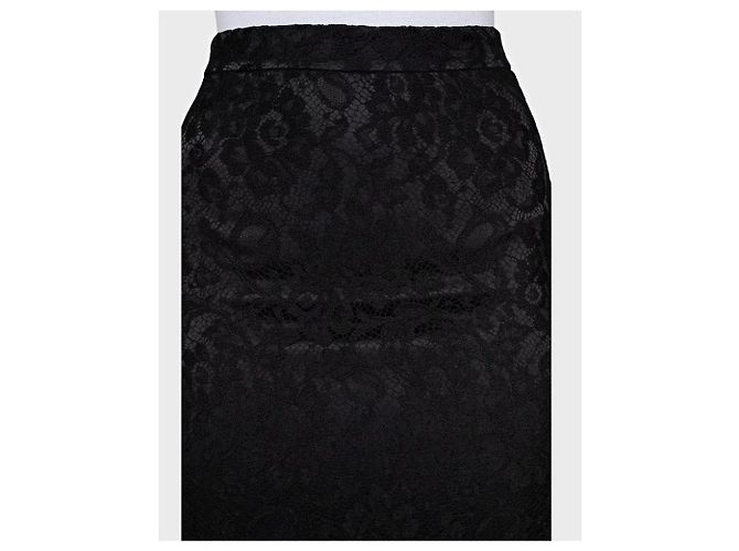 Schwarze Spitzenrock Dolce & Gabbana Größe XXS Gebraucht - Ansicht 4