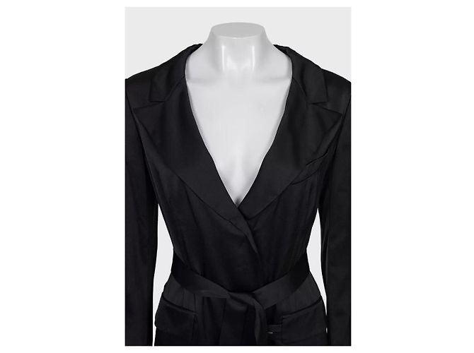 Elegantes Lanvin Schwarzes Viskose-Maxikleid - EU 38 / M Gebraucht - Ansicht 4