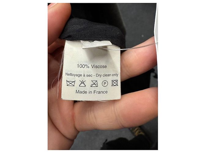 Elegantes Lanvin Schwarzes Viskose-Maxikleid - EU 38 / M Gebraucht - Ansicht 5