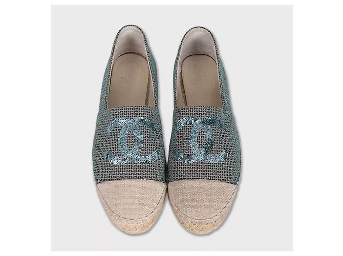 Chanel Sequin-Embellished Espadrilles - Size 40 Pre-owned - vista 2