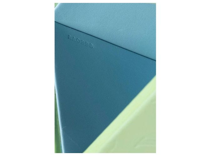 Borsa Louis Vuitton Bleecker Box Verde Monogram Vernis Usata - vista 7