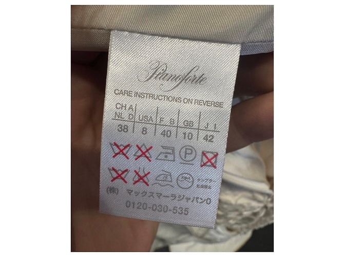 Max Mara Beiges Hochzeitskleid - FR40/L gebraucht - Ansicht 7
