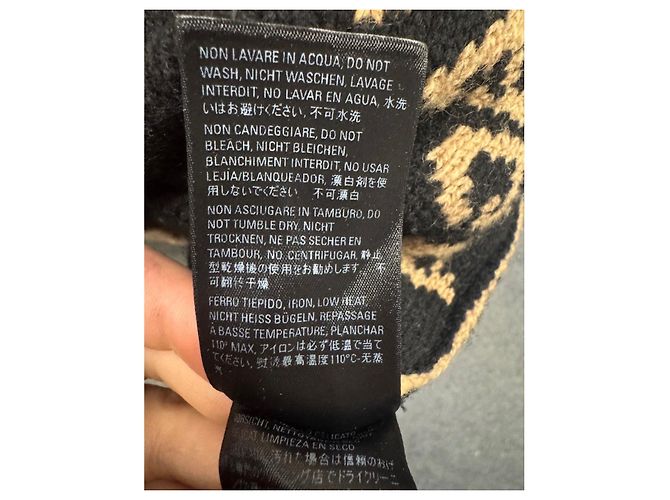 Balenciaga Brauner Oversized Wollpullover - Größe XS - Gebraucht - Ansicht 7