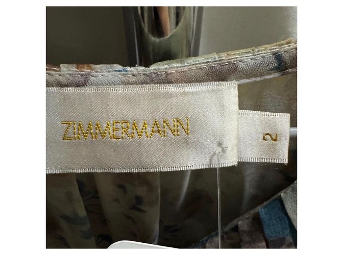 Zimmermann Blumenshirt Plissiertes Kleid Größe 2/M gebraucht - Ansicht 5