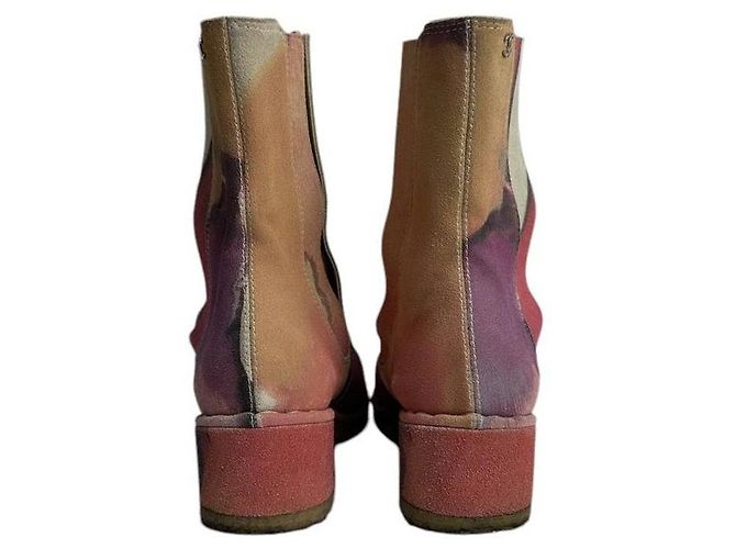 Chanel Stiefel mit Batik-Effekt Größe 38 Gebraucht - Ansicht 3