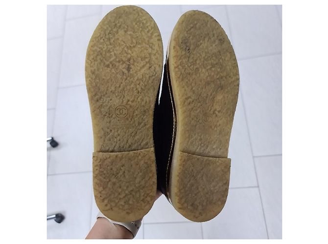 Stivaletti in tessuto glitter Chanel altezza 36 Usati - vista 7