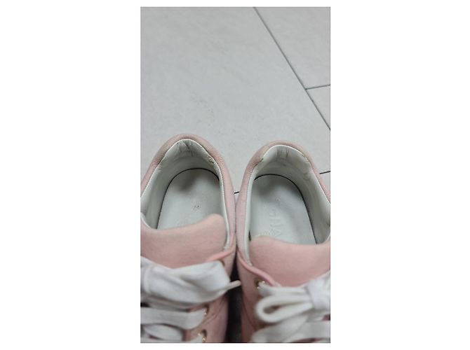Chanel Rosa Sportliche Sneakers Größe 38 Gebraucht - Ansicht 6