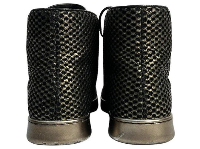 Sneakers alte lucide con lacci Chanel Taglia 37,5 usate - vista 5