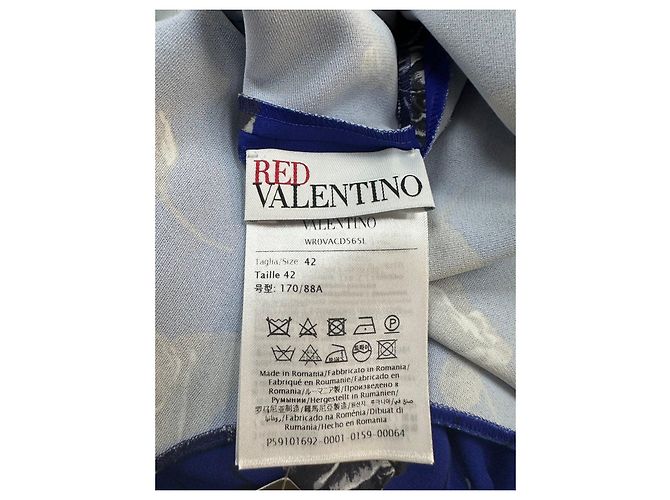 Maxikleid mit Blumenmuster Red Valentino Größe 42 Gebraucht - Ansicht 3
