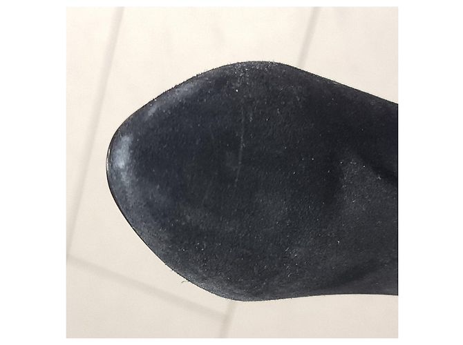 Botas de ante negras Saint Laurent Talla 38 - vista 10