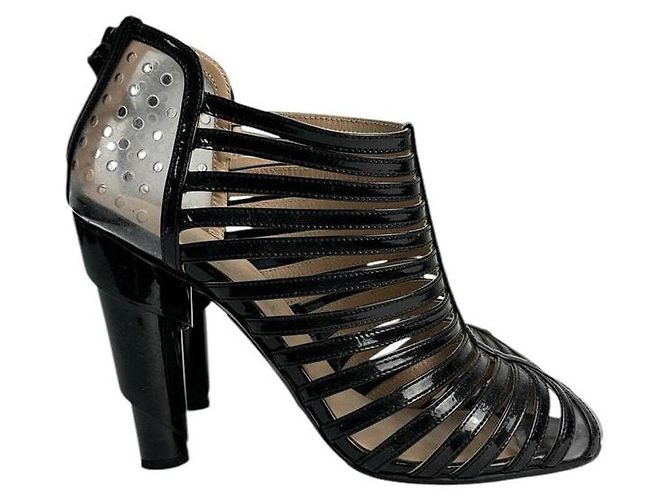 Chanel 2009 Interlocking CC Logo Sandals Sz.38.5 Pre-owned - view 2