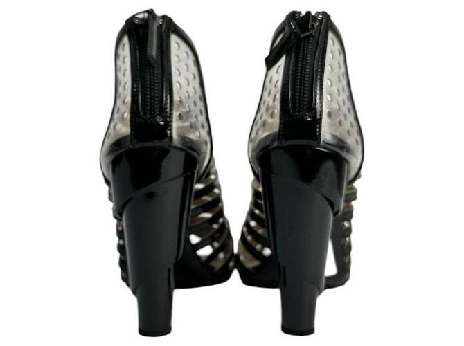 Chanel 2009 Interlocking CC Logo Sandals Sz.38.5 Pre-owned - view 3
