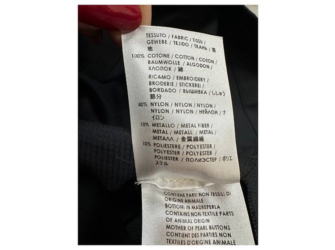 Stella Mc Cartney Camisa de algodón bordada Stella McCartney Talla 40 Segunda mano - vista 4