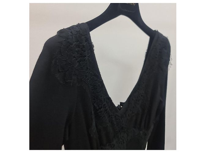 Abito in pizzo nero aderente Dolce & Gabbana Taglia 40 Usato - vista 6