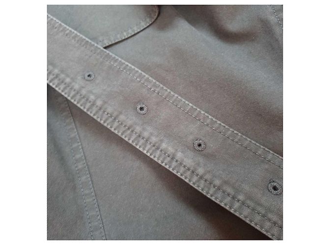 Abrigo trench negro de doble botonadura Burberry - Talla 40 Usado - vista 10
