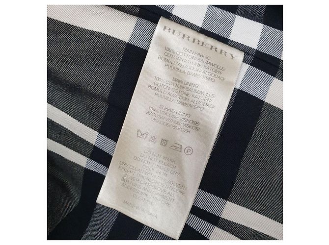 Abrigo trench negro de doble botonadura Burberry - Talla 40 Usado - vista 11