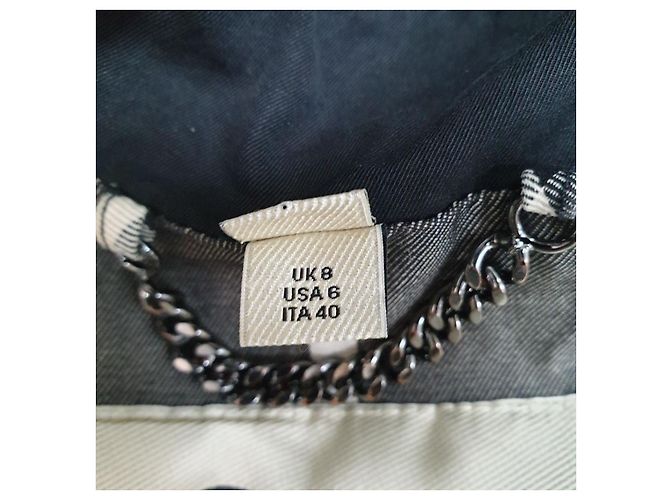Abrigo trench negro de doble botonadura Burberry - Talla 40 Usado - vista 5