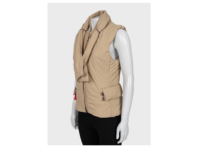 Prada Beige Vest with Removable Elements IT40 S Pre-owned - view 2