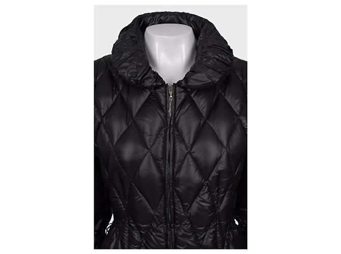 Giacca nera trapuntata con lacci Roberto Cavalli - IT 44/L Usato - vista 4