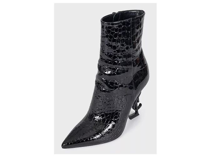 Botines de cuero Opyum de Saint Laurent – Talla 38,5 Usado - vista 3