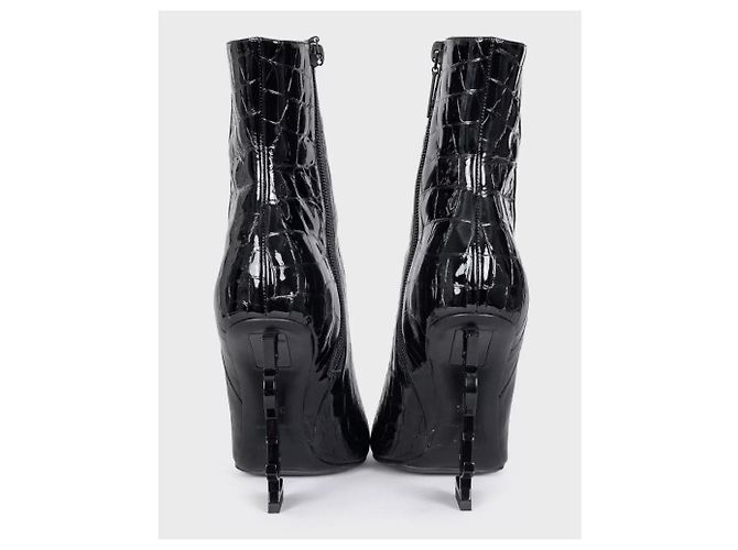 Botines de cuero Opyum de Saint Laurent – Talla 38,5 Usado - vista 4