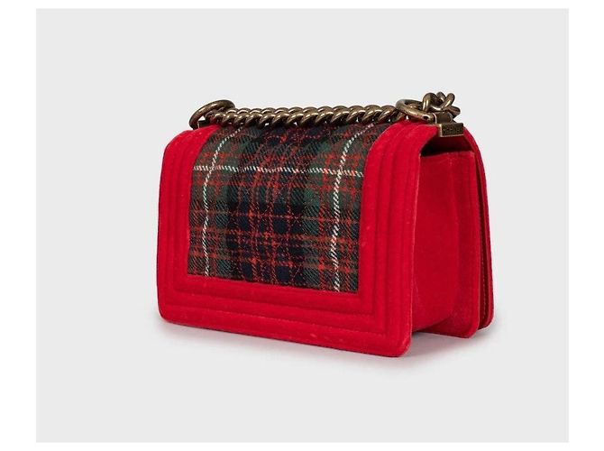Borsa Boy Tartan Piccola Paris-Edimburgo Chanel Usata - vista 2